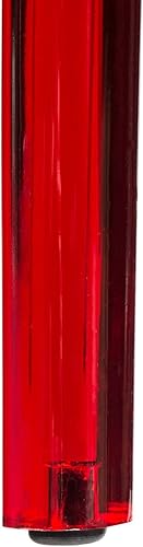 Miniatura 6 de LeisureMod Adler Mid-Century - Silla auxiliar de comedor moderna, juego de 2 (color negro transparente)