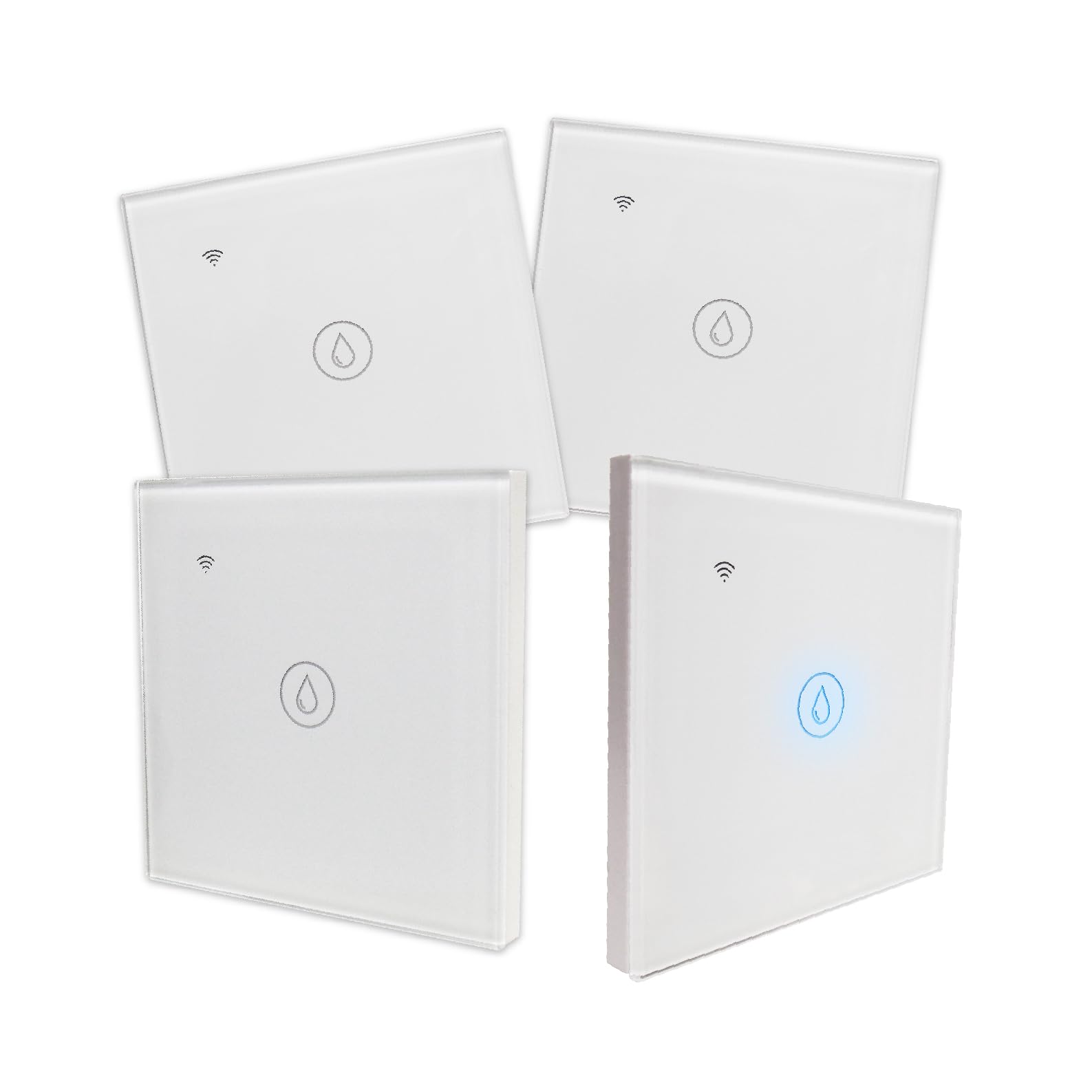 LED ATOMANT 4x Interruttore Vetro WiFi 40A Calentador Agua Smart Life