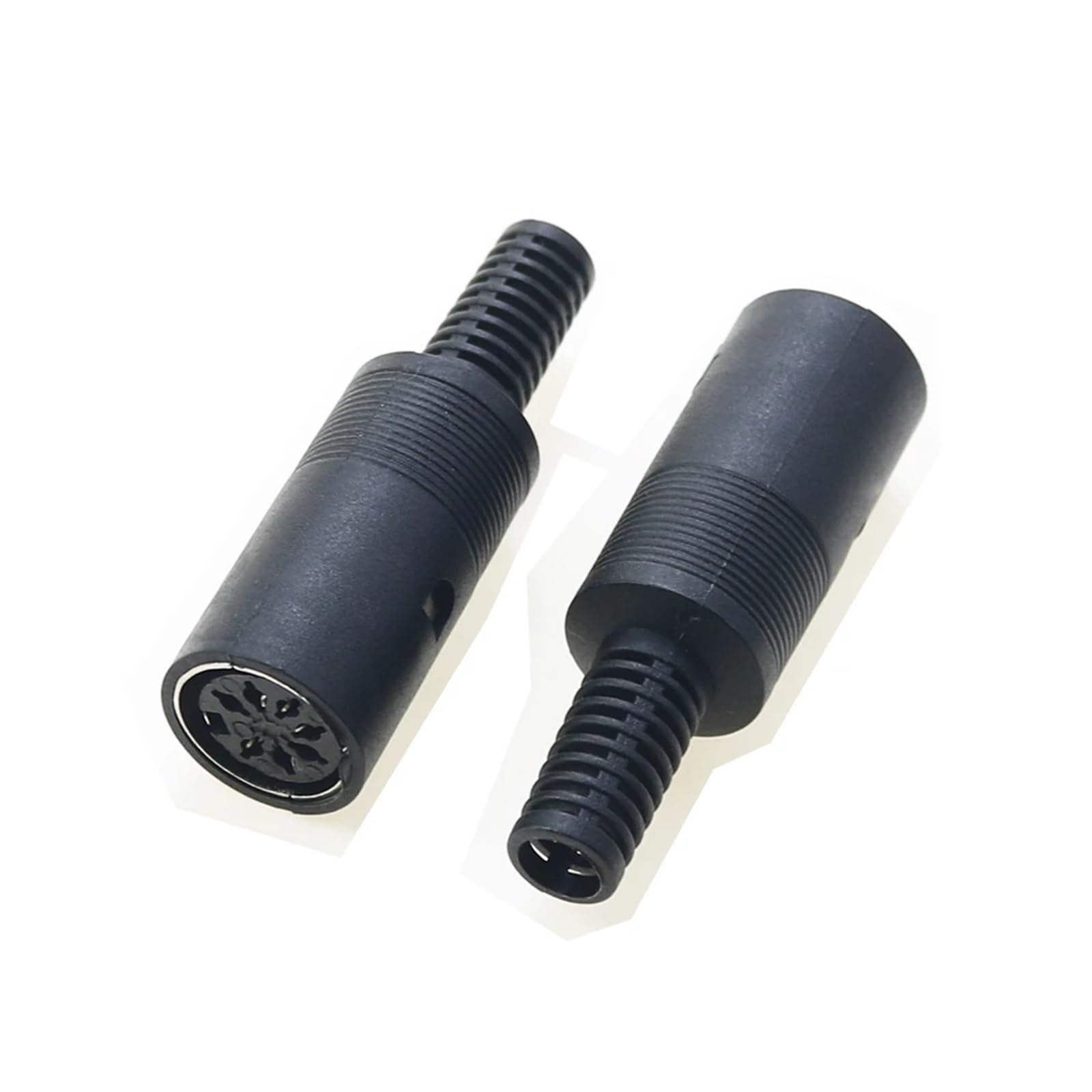 5 szt. 3P 4P 5P 6P 7P 8Pin DIN męskie/żeńskie gniazdo wtykowe z plastikowym uchwytem adapter złącza kabla klawiatury (żeński 8P)
