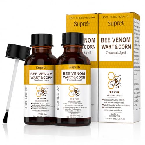 SupreH Fast-Acting bee Venom wart Remover: wart Freeze Off with salicylic Acid & bee Venom - Wart Removal