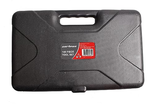 CARTMAN 148 Piece Automotive and Household Tool Set Perfect for Car Enthusiasts and DIY Home Repairs