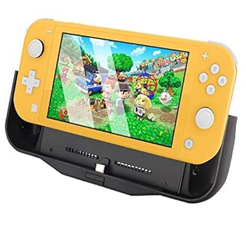 6000mAh Battery Charging Case for Nintendo Switch Lite, BigBlue Portable Backup Switch Charger with Type-C Port, Battery Pack with Kickstand & Game Card Slot