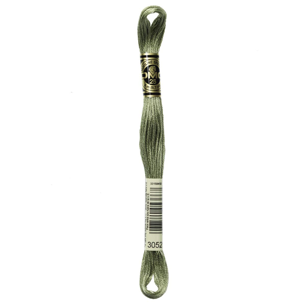 DMC Embroidery Floss Mouline Stranded Cotton Thread for Hand Embroidery and Sewing - Colour No: 3052-6 x 8m Skeins โ image 1
