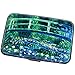 VICHLINE Aluminum Wallet RFID Blocking Metal Credit Card Holder Slim Hard Case (Bridge Over a Pool of Water Lilies)