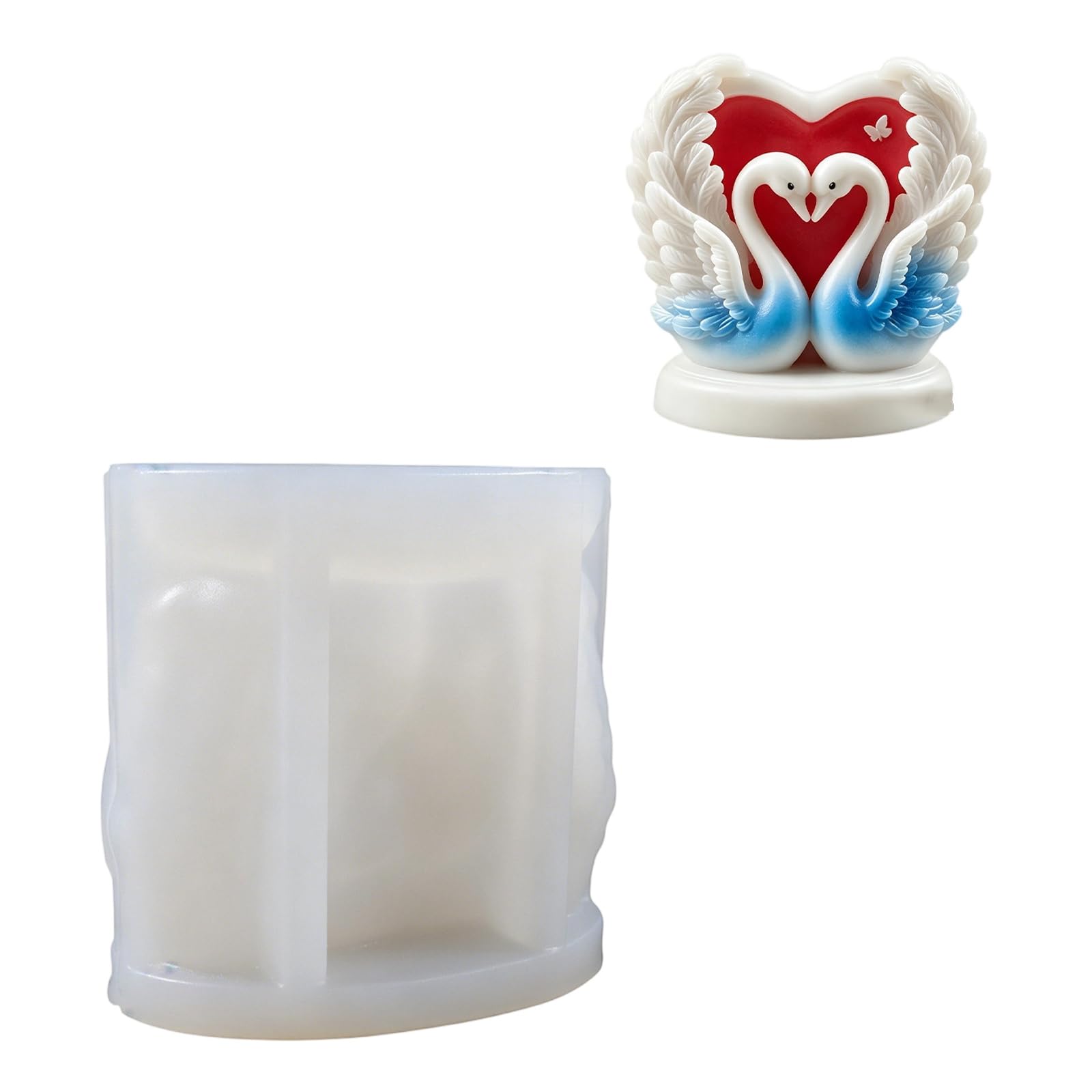 Kaeltsyn Sturdy Silicone Cygnuses Girl for Creating Elegant Christmas Decorations and Gift Making