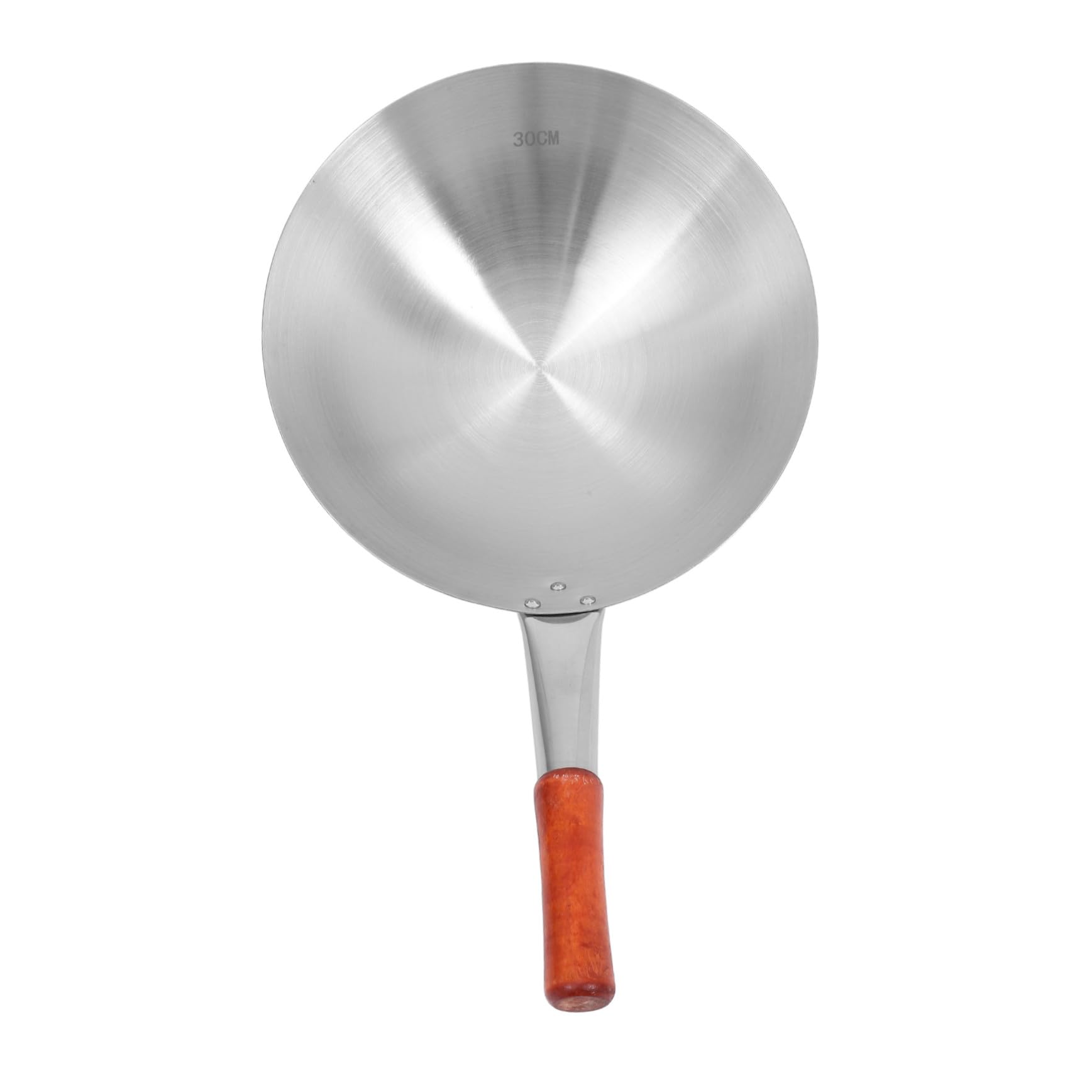 Mipcase Wok Cinese in Acciaio Inox a Manico Singolo per Verdure
