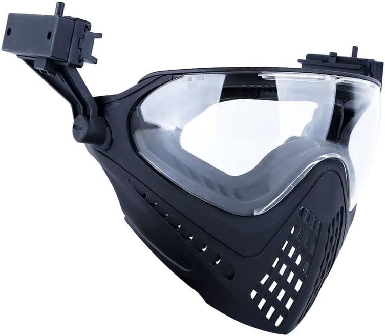 Tactical Fast Helmet Mount PC Mask with Goggles Outdoor Airsoft Paintball Shooting Sports Gear