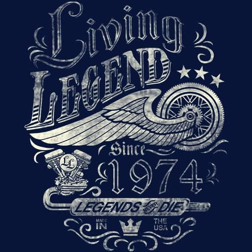 Miniatura 5 de 50th Birthday Gift Shirt for Men - Living Legend 1974 Legends Never Die - 50th Birthday Gift