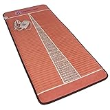 MediCrystal Far Infrared Professional Amethyst Mat 71'L x 32'W - Natural Crystals - Adjustable 86-158°F (30-70°C) FIR Heating Pad - Hot Stone Therapy - Negative Ions - Original Manufacturer