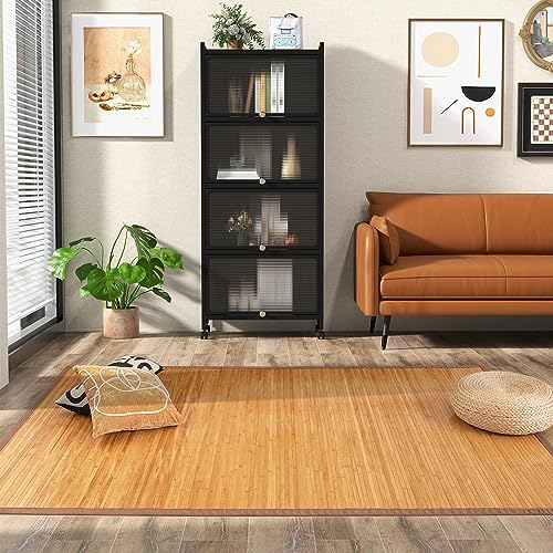 Tapete de Bambú Giantex 5’ x 8’ con Antideslizante miniatura 2