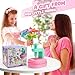 beefunni Flower Bouquet Craft Kits, DIY Arts and Crafts for Kids 4-6-8, Upgrade Colorful Flowers Toys for 4 5 6 7 8+Year Old Girl Birthday Gifts Ideas, Valentines Day Gifts for Kids Toddler Creative