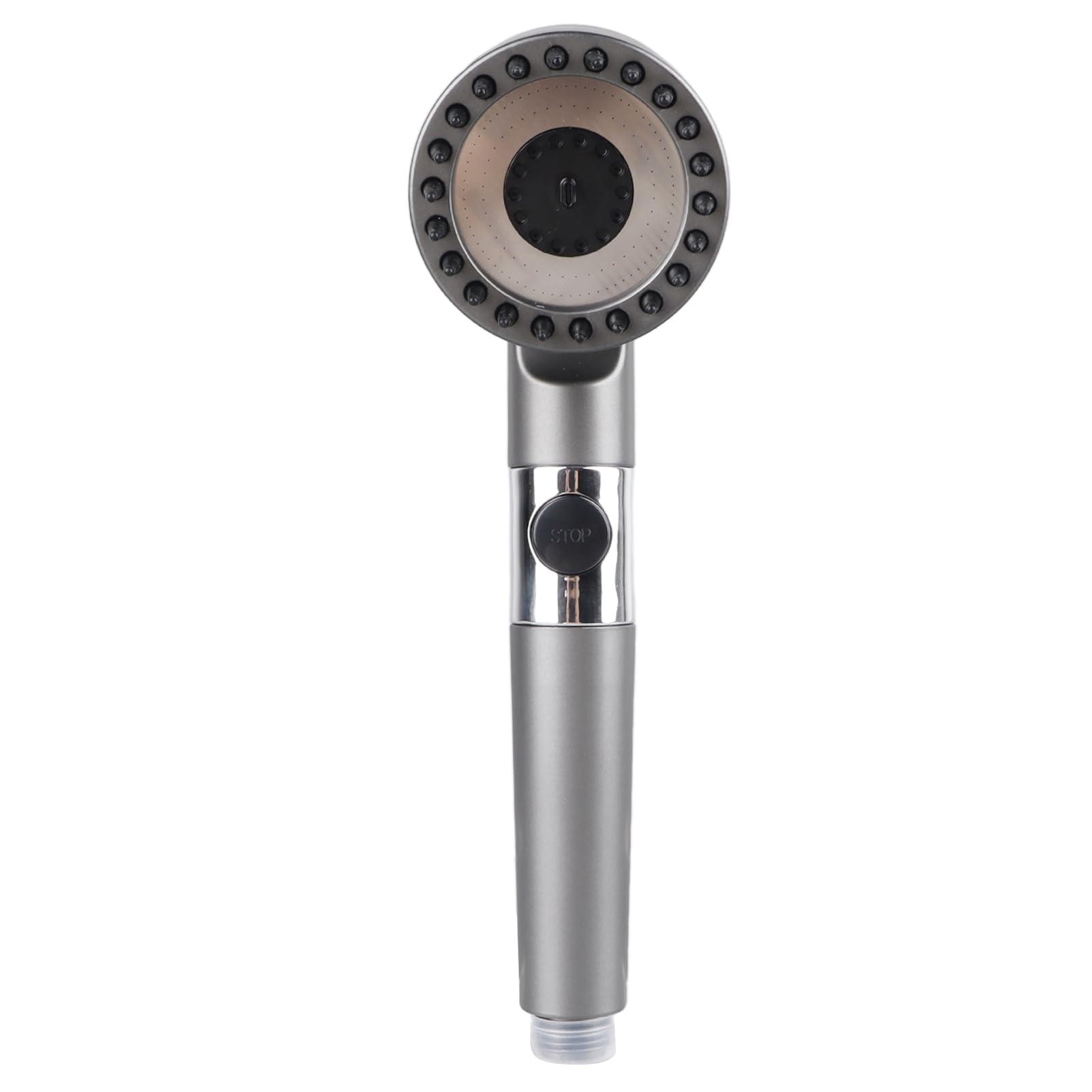 Adjustable Spray Mode Showerhead with Hose, Shower Head with Filter 1/2in Universal Interface 3 Spray Mode Bathing Shower Head