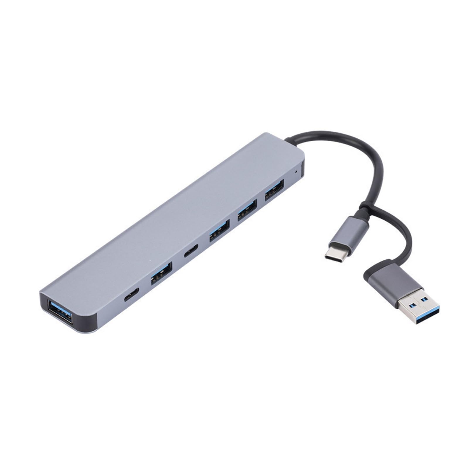 Adattatore multi splitter USB di tipo C 4/5/7 porte Hub USB Expander trasmissione ad alta velocità Plug and Play per PC Computer (dimensioni: C)