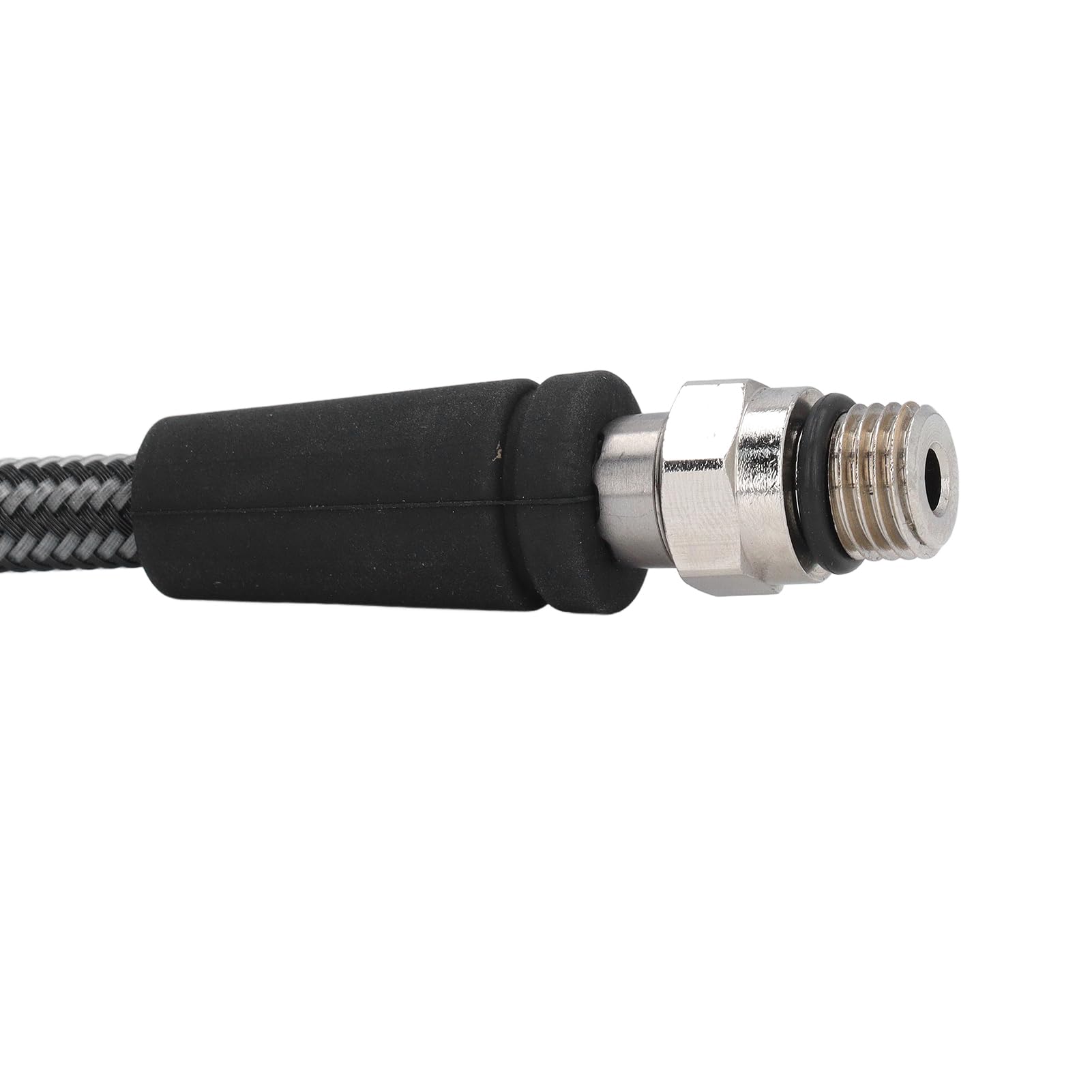 Fabater Manometro, Manometro e Profondimetro per Immersioni Subacquee con Tubo Ad Alta Pressione, Misuratore di Pressione Compatto, Mini SPG con 300 Bar per Regolatore BCD (15 cm)