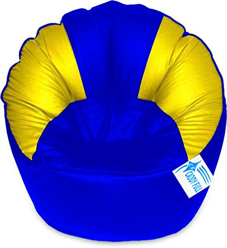 Image of XXXL Muddha Chair Without Beans (Blue and Yellow)