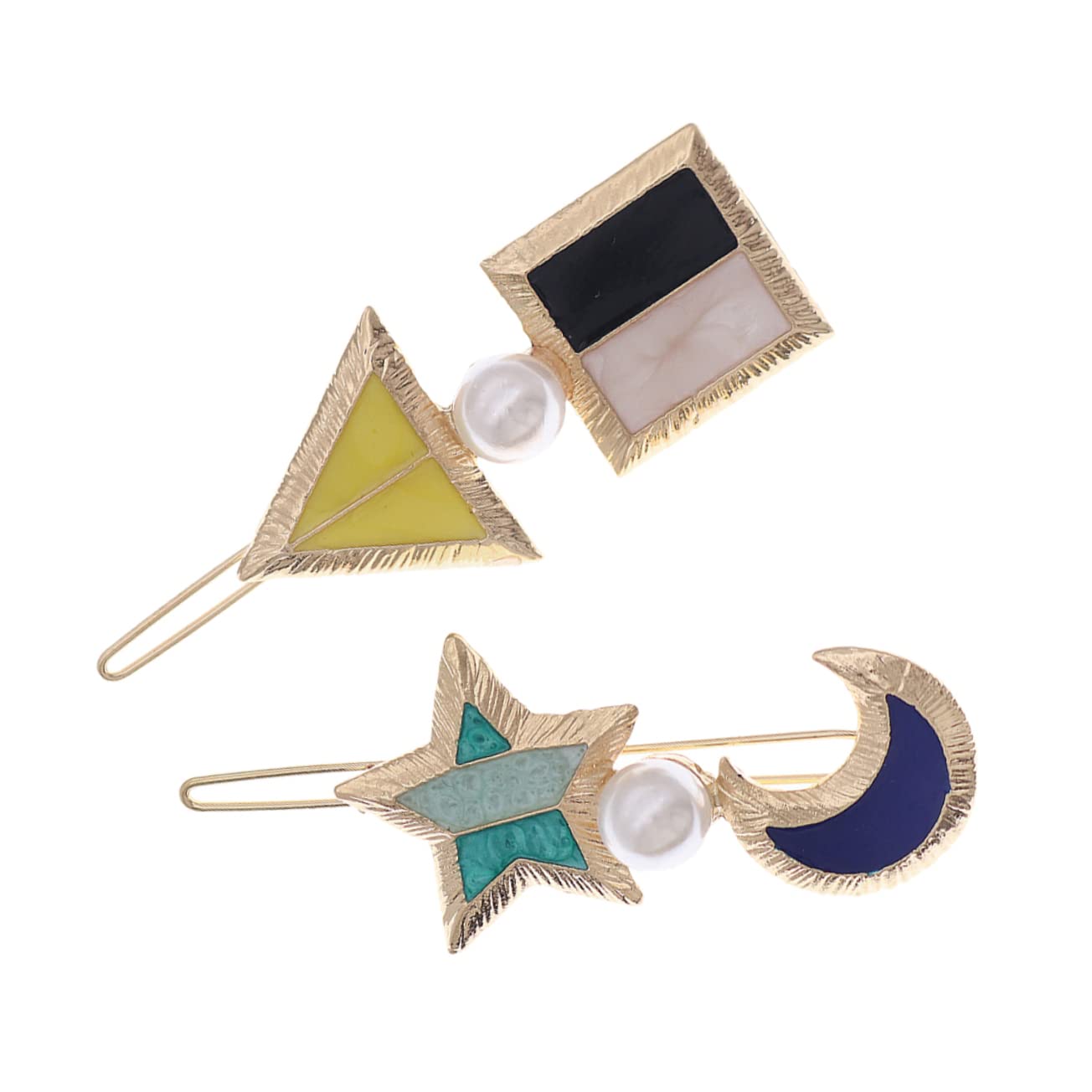 Didiseaon 10 Piezas pinza para el pelo con geométricas womens barrettes for hair pinzas para el cabello pasadores pinzas para el cabello decorativas pasadores de pelo Celebridad