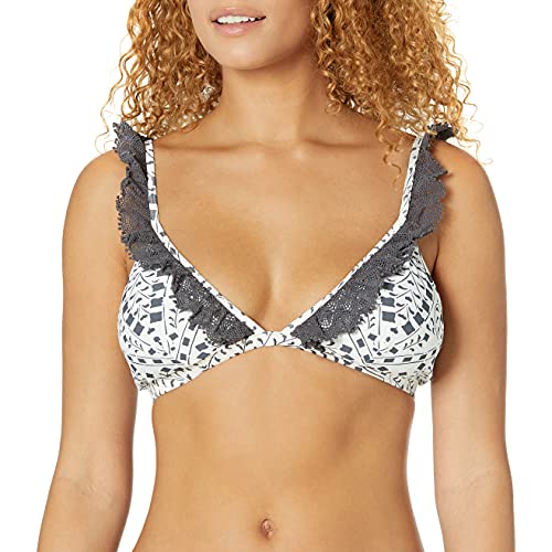 Rip Curl Women's Sun Shadow Halter Bikini Top, White, XS