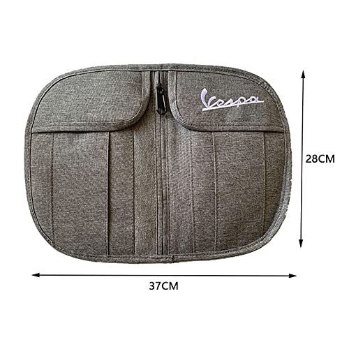 Bolsa para manillar Scooter con porta botellas gris miniatura 3