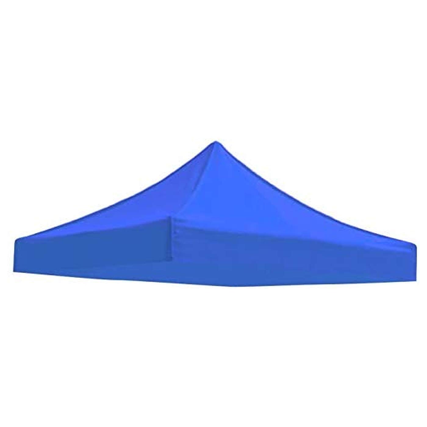 1 housse de rechange pour auvent de terrasse extérieur – Bâche de toit pour tonnelle, pavillon, pare-soleil (bleu, 2 x 2 m)