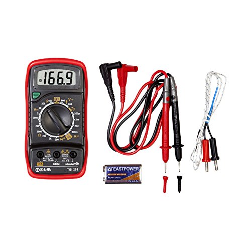 TIS 258 Digital Multimeter With Temperature Probe Amazon.co.uk DIY
