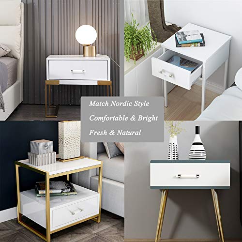 Fashion Furniture Direct 10 Pack Acrylic Cabinet Pulls,Polished Chrome Bathroom Drawer Pulls,Clear Acrylic Pull Handles For Kitchen,5 Inch Hole Centers Solid Chrome Pulls For Dresser Drawers #TOP4