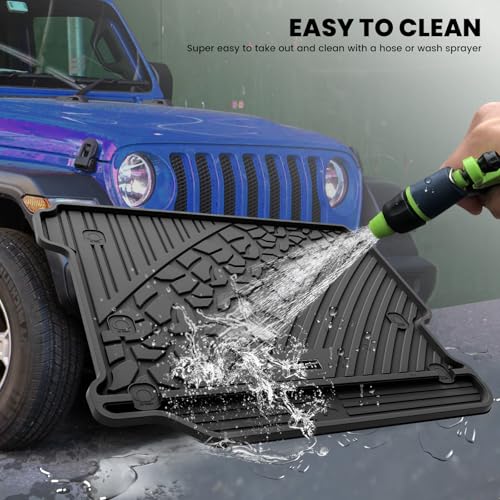 Image of LASFIT Cargo Mat for Jeep Wrangler JL 2018-2026 4 Doors Without SUBWOOFER