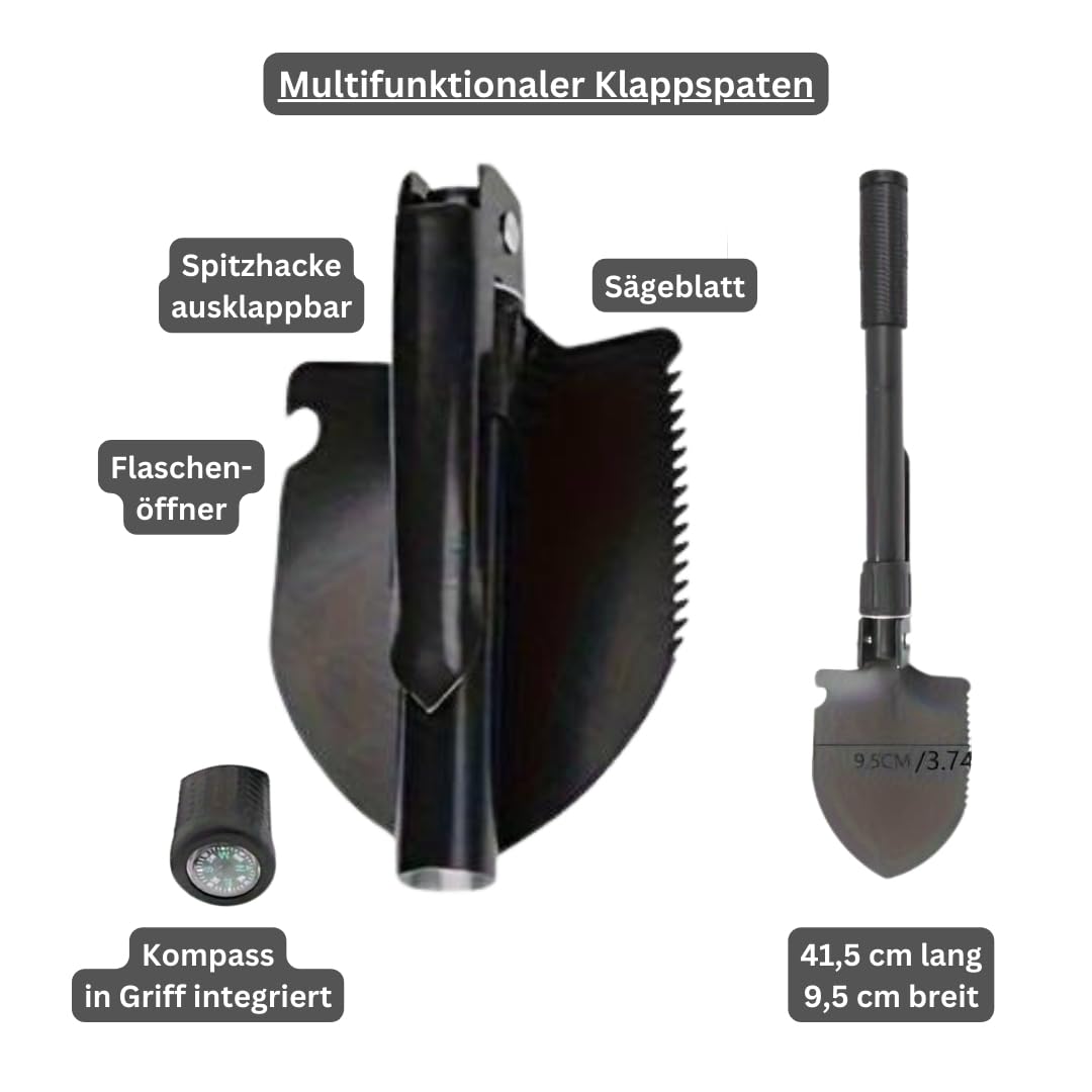 Fluchtrucksack - Notfallrucksack gefüllt, 72-Std-Notvorsorge BBK