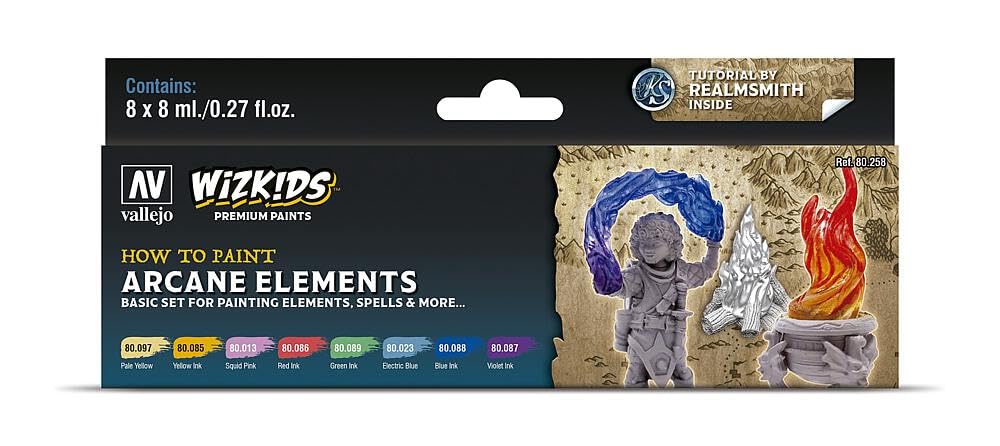 AV Vallejo Wizkids Set - Arcane Elements