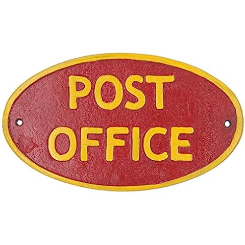 Post Office Cast Iron Wall Sign UK Cover
