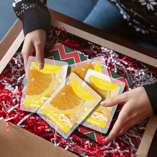 Image of SCENTORINI Wax Melts, Sicilian Lemon Scent, Fruit Scented Wax Cubes