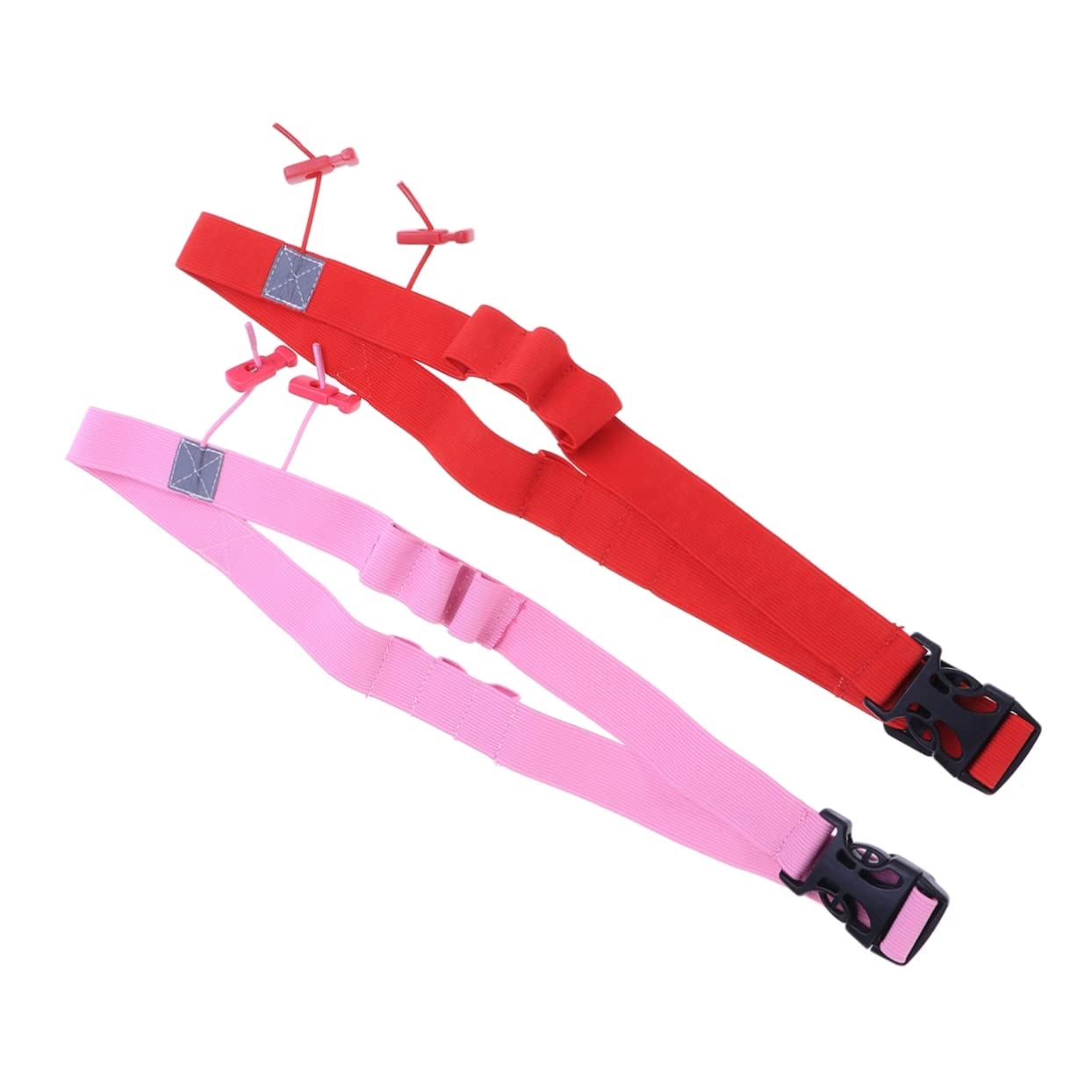 BESPORTBLE 2pcs Belt for Kids Exercise Belt Race Bib Holder Cycling Race Belt Reflective Band Energy Child Overalls Race Bib Belt Race Belt