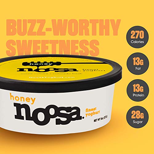 Noosa Yoghurt, Honey, 8 Oz, Probiotic, Whole Milk Yogurt, Real Honey, No Artificial Ingredients, Gluten Free #TOP1