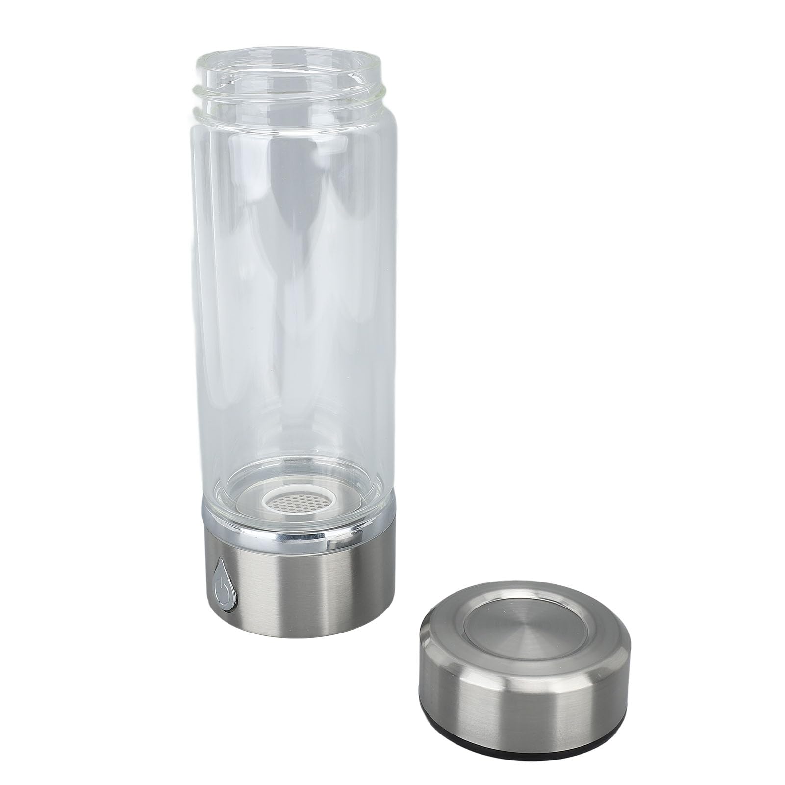Borraccia per Idrogeno Base Antiscivolo Ricaricabile Tramite USB 380ML 600‑900PPB Generatore Rapido di Acqua Ricca di Idrogeno per Migliorare la qualità 'acqua