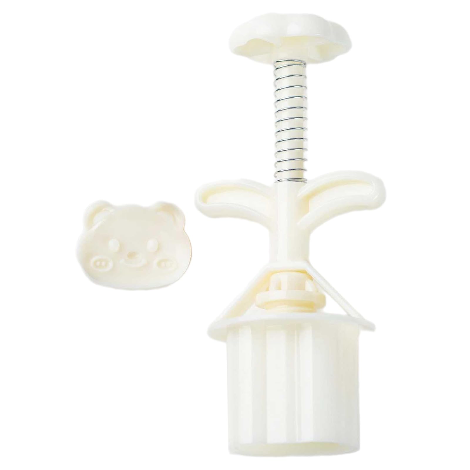 Buxuaaaa Bear Shape Dessert Mold Pastries Tool Hand Press Cookie Dessert Cutter Baking Tool for MidAutumn Festival Easy Use Maker