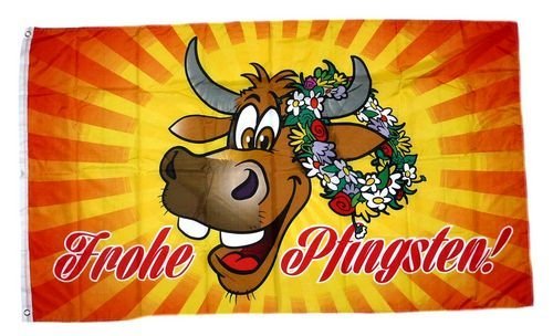 Flaggenmeer Pfingst-Flagge - 90x150 Cm Polyester Frohe Pfingsten