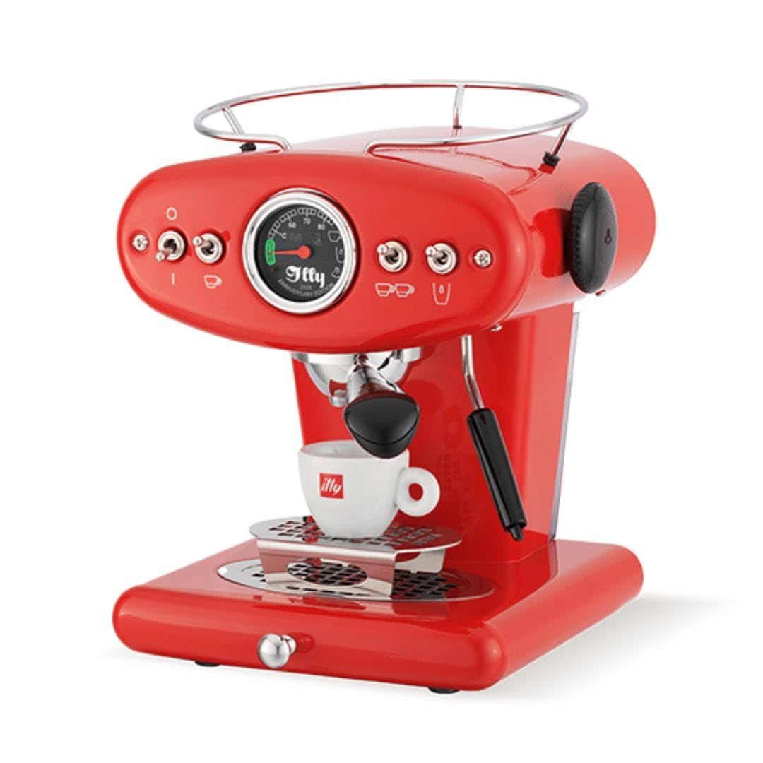 illy X1 Anniversary - Compatible con ESE y café molido, color rojo
