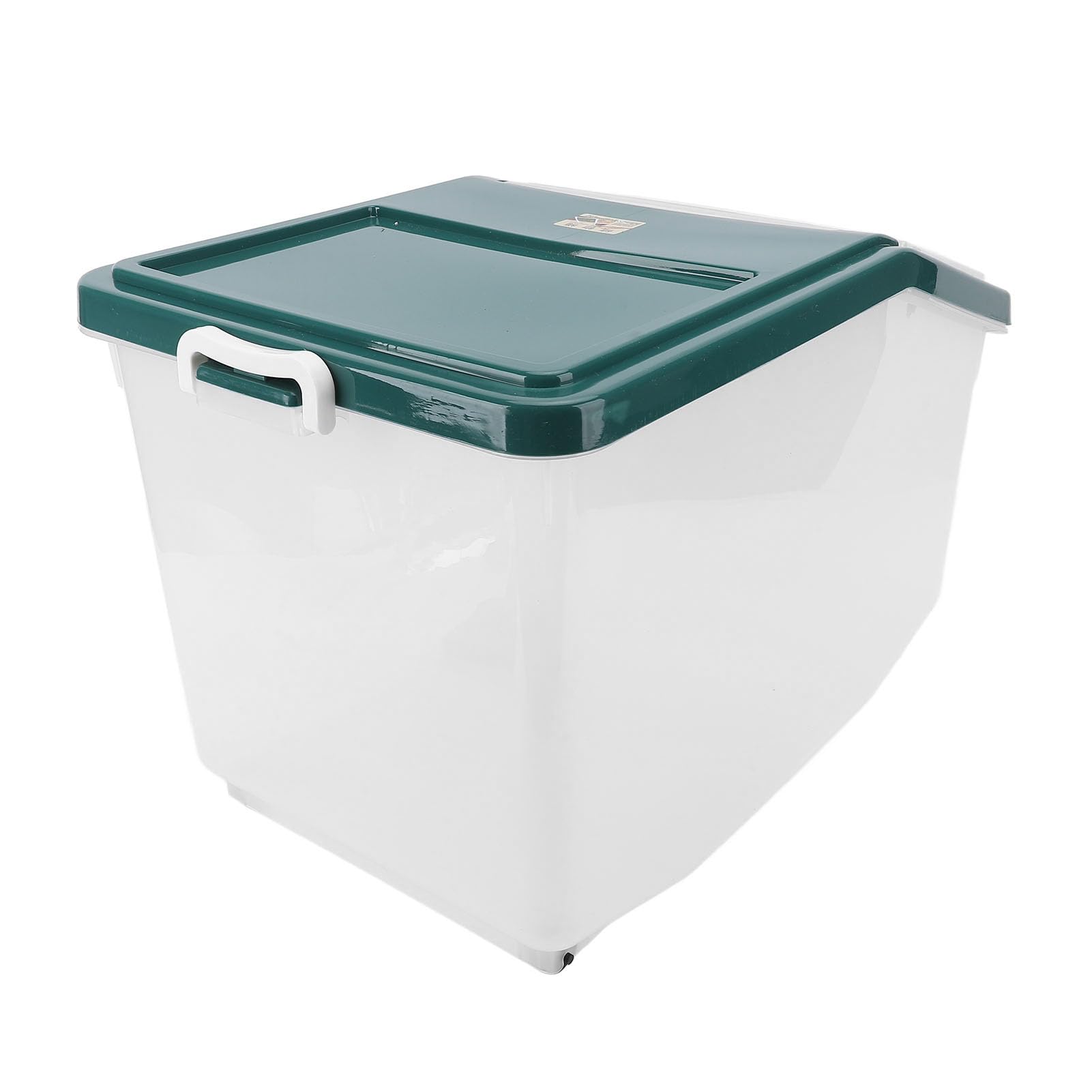 Fockety Contenedor para Almacenar Arroz y Harina de 25 kg con Tazas Medidoras - para Granos, Alimentos para Mascotas
