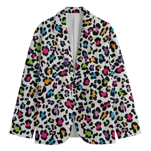 Wrinkled Puerto Rican Flag Print Fun Novelty Blazer