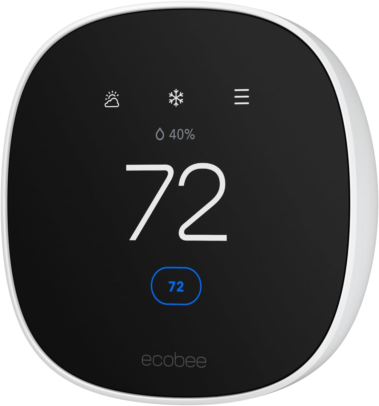 New 2025 ecobee Smart Thermostat Essential - Energy Star Certified programmable Wi-Fi Thermostat - Works with Siri