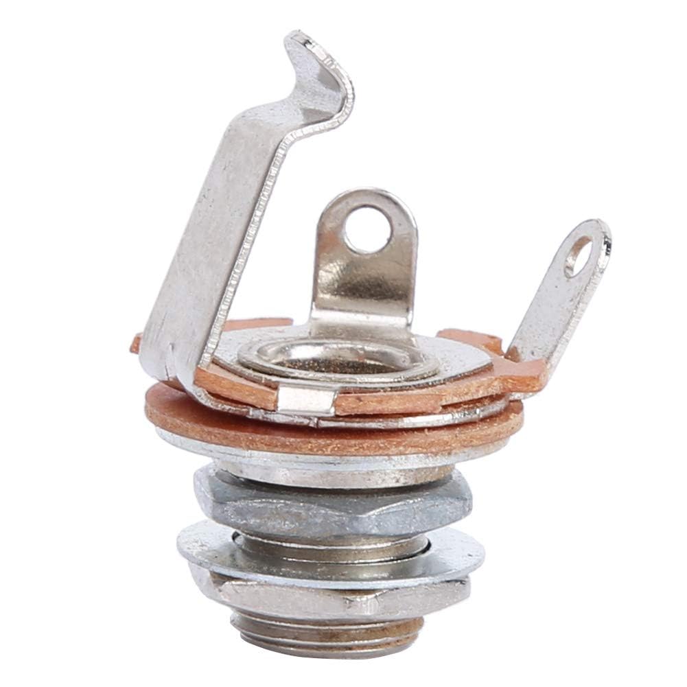10 Sztuk Gniazdo Wejściowe Mono, 6.35mm Switchcraft 1, 4 Jack Mono żeńskie Gniazdo Wejściowe do Gitar Elektrycznych Basy Akcesoria do Instrumentów Muzycznych