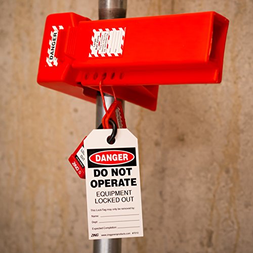 Image of Zing Green Products 7270 3 Hole Flexible Hasp, Red