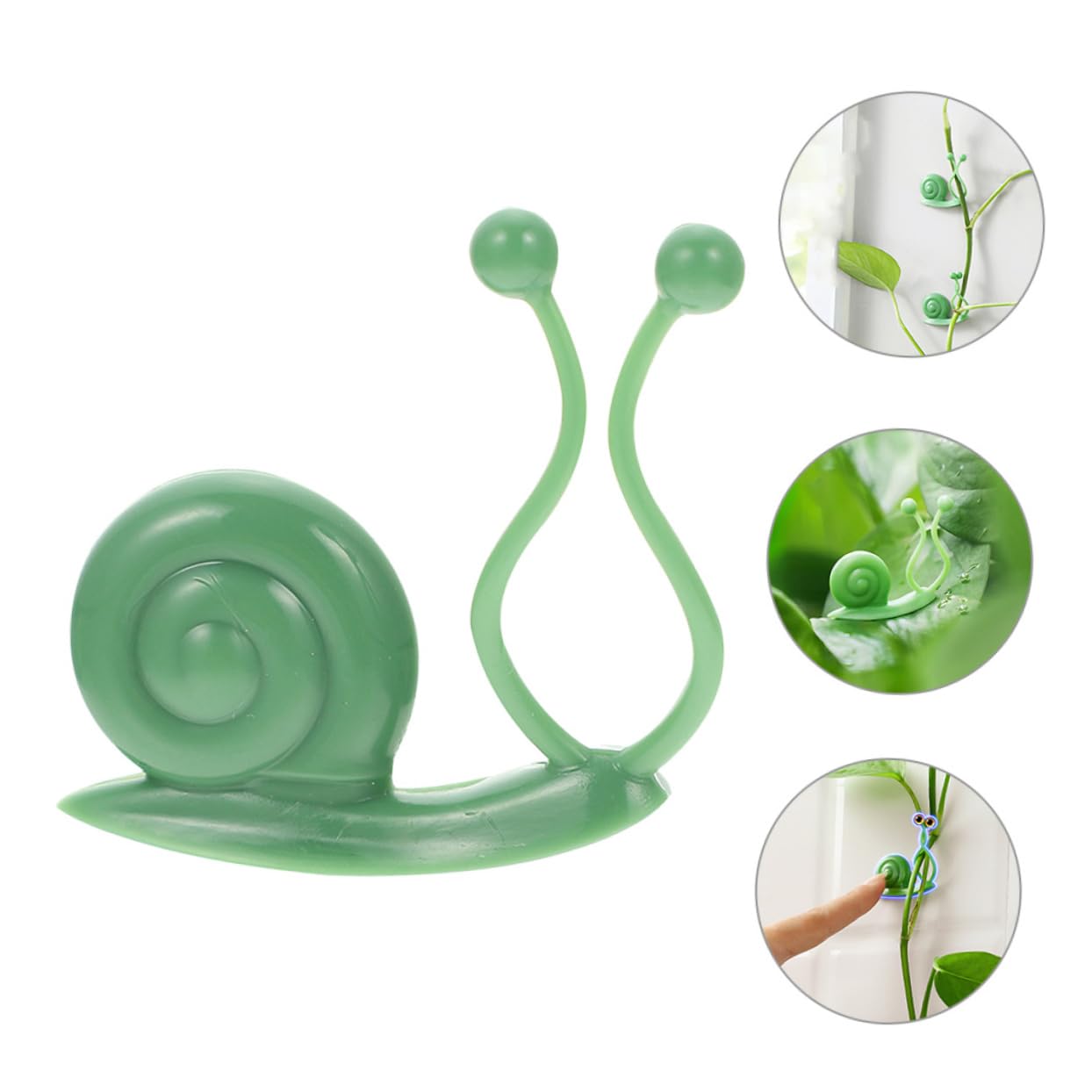 BESPORTBLE 5 Sätze Pothos Wandkletterhaken Plant Wall Clips Plant Clips Plantclips Kletterrosenclips Pflanzenclips Für Wände Kletterwand-Clips Grünpflanzenfixierer Plastik Green 50 Stück * 5