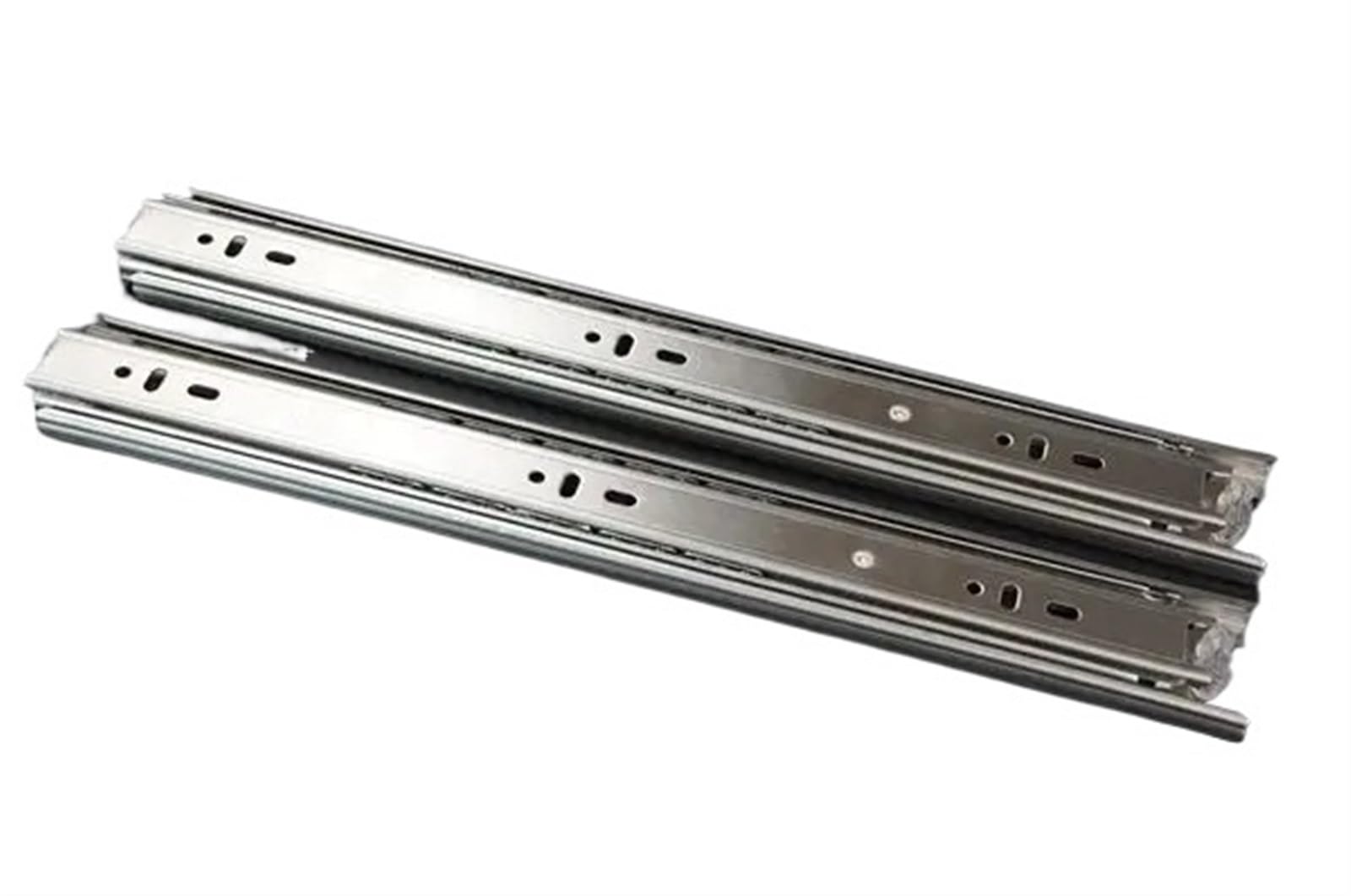 Glissière de tiroir 40 cm : rail de guidage à triple coulisseau pour meuble cuisine