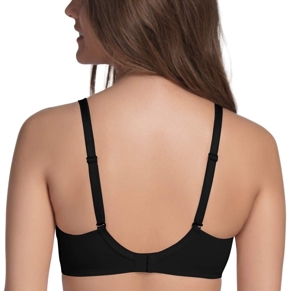 Enamor Brasier sin aros sin relleno para mujer, cobertura completa, tirantes extraíbles, sin tirantes, con cierre trasero