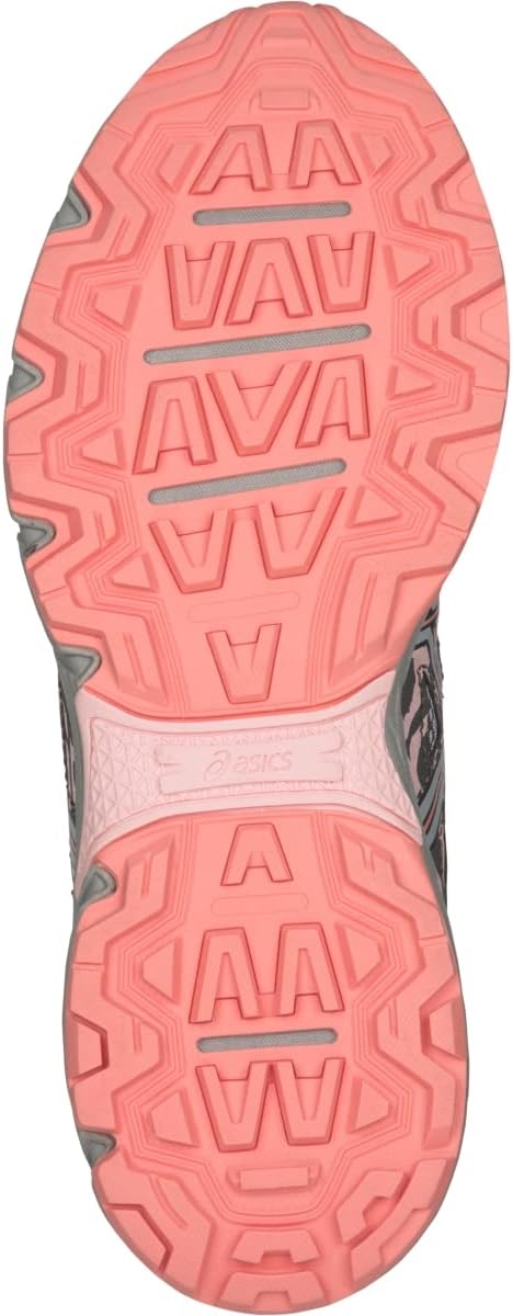 ASICS Women's Gel-Venture 6 Running-Shoes 8 Wide Carbon/Mid Grey/Seashell Pink