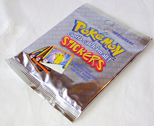 Pokemon Sticker Pack Series 1 - 10 Stickers - 1 Pack