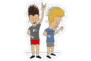 Beavis and Butthead Figure Sticker: Express Yourself with the Iconic Duo