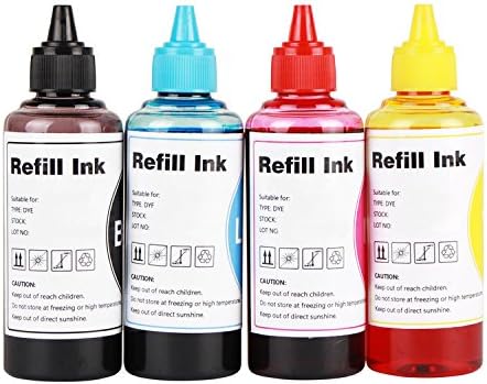 Refill Ink Kit LC10 LC37 LC51 LC57 LC960 LC970 LC1000(1 Black,1 Cyan,1 Magenta,1 Yellow),DCP-155C DCP-153C DCP-150C DCP-137C DCP-135C DCP-130C Refillable Cartridges CISS