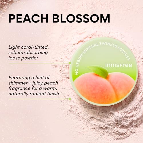 Image of innisfree No Sebum Matte Mineral Powder | Korean Loose Setting Powder for Oil & Shine Control | Blurs Fine Lines & Imperfections | Lightweight, Natural Finish | Available In Jumbo & Pressed Powder