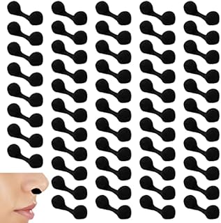 50 Pieces Nose Filters for Spray Tanning, Elera Disposable Plugs Supplies for Spray Tanning Nose Protection Allergen Blocker (Black)